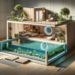 Stylish small swimming pool: efficient, compact, water-saving and easy to maintain